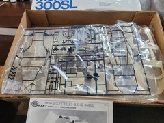 Original 70’s Issue Minicraft 1/16 Scale 1955 Mercedes 300 SL Gullwing Model Kit