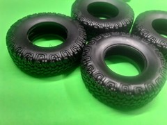 2014 Jeep Wrangler Rubicon 1/25 Stock Off Road 4×4 Tires 5 Spoke Rim Wheel