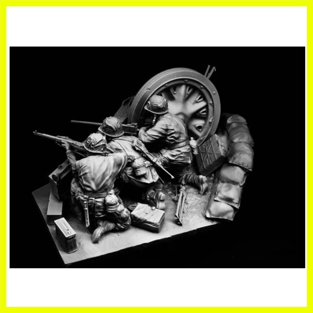 1/16 Scale 120mm Die-Cast Resin Figure Model Kit 101st Airborne Division Fire…