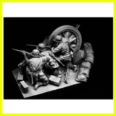 1/16 Scale 120mm Die-Cast Resin Figure Model Kit 101st Airborne Division Fire…