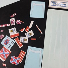 Lot of Loose Water Slide Decals For Diecast And Models General Lee Fall Guy