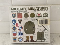 Tamiya Military Miniatures. U.S. Army Infantry 1/35 Scale. SEALED