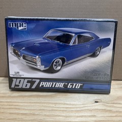 MPC 1967 Pontiac GTO 1:25 Scale Plastic Model Kit #MPC710L/12 FACTORY SEALED