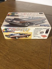 SEALED MPC Killer Cuda Blue Plymouth Barracuda Street Rod 1/25 #1-0782.