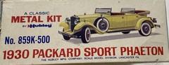 Hubley 1930 Packard Sport Phaeton Vintage Metal kit 4859-600 VG Cond 1/22 scale