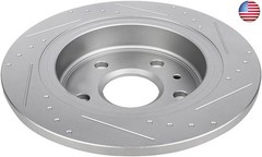 SCITOO Rear Disc Brake Rotors Kits Fit For Buick LaCrosse 2012-2016,For Buick