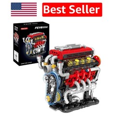 STEM V8 Engine Model Kit with USB Motor – Perfect for Ages 8+ & Collectors