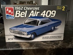 AMT ERTL ‘62 CHEVY BEL AIR 409 1/25 MODEL KIT. Parts Sealed FAST SHIPPING 🤩