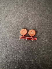 AMT 31838 1/25 57 Ford Fairlane Parts Kit Bash Red Clear Misc Lenses 2