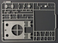 Takom 1/35th Scale Tiger I Early – Parts Lot D2 from Kit No. 2202
