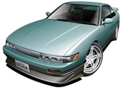 Fujimi Inch Up Series No.159 Nissan Silvia K’s S13 1/24 Plastic Model Kit ID-159