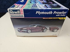 1:25 Scale Revell Monogram Model Car Kit Plymouth Prowler w/ Trailer