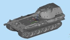 1/72/35 ‌Panzerkampfwagen VII Lowe ‌‌ VK70.01/VK7201/VK7501K tank Model Kit