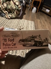 Hobby Heaven ‘70 Ford Police Car 1/25 AMT Ertl Model Kit #6499