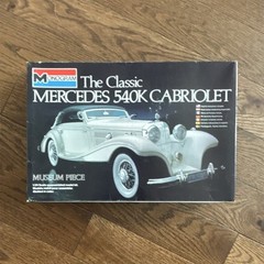 Monogram Mercedes 540K Cabriolet 1:24 Plastic Unassembled Model Kit Not Painted