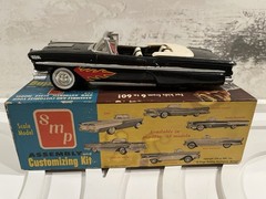 Vintage SMP ’58 Chevy Impala Built Model Kit With Box
