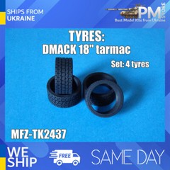 Mf-zone TK2437 1/24 DMACK tyres 18inch tarmac Resin kit