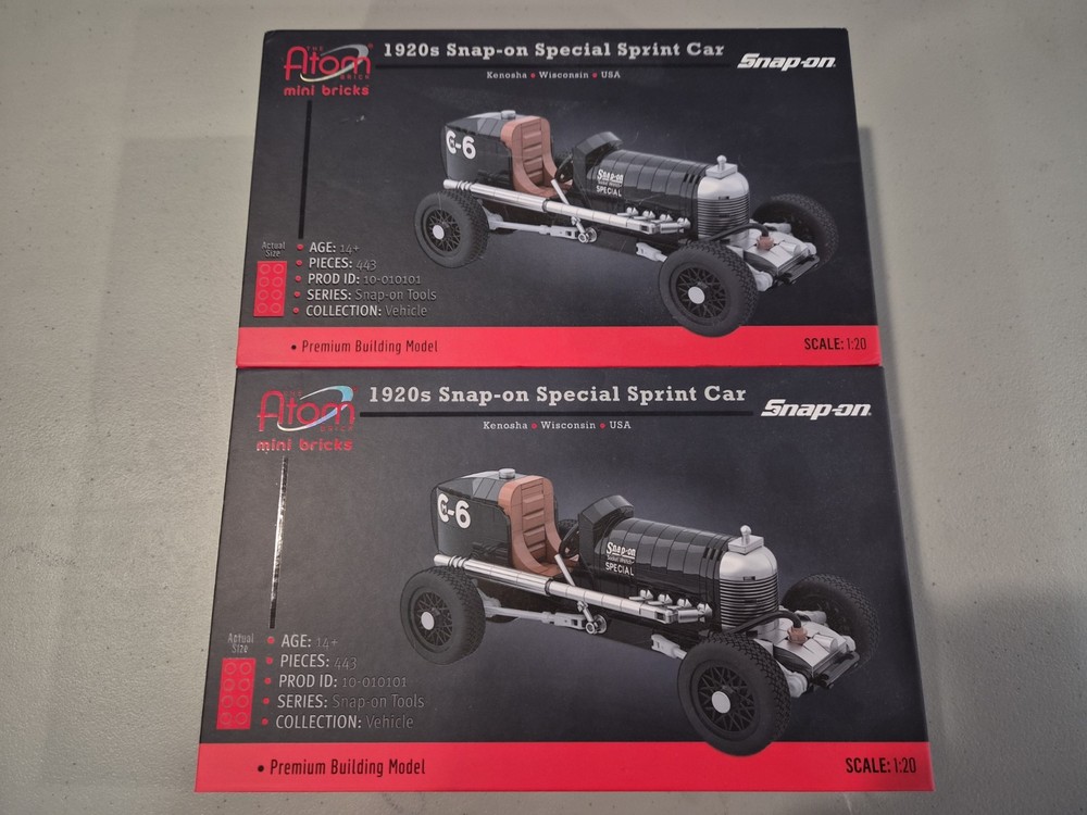 New THE ATOM BRICK 1/20 1920s Snap-on Special Sprint Car Model (One car)