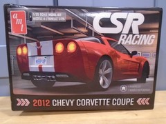 AMT 1551 1/25 SCALE 2012 Chevy Corvette Coupe CSR Racing model NEW IN DAMAGED BX