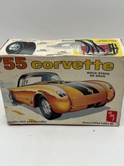 AMT 1955 ’55 Corvette Build Stock or Drag 1/25 Scale Model Kit T287 New