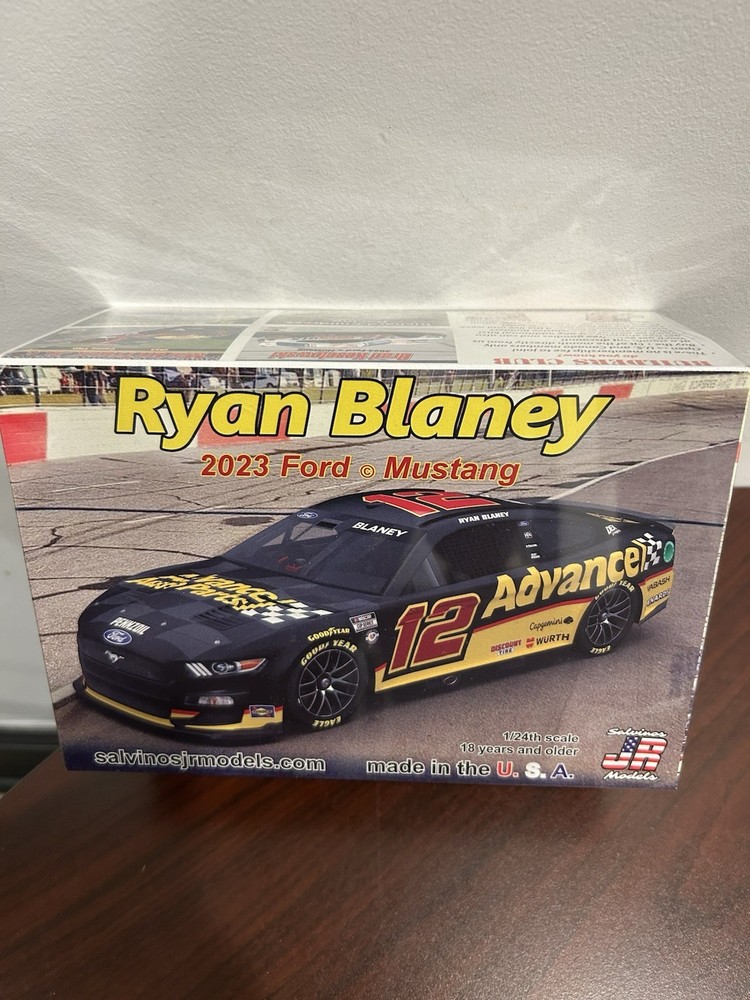 Salvinos Jr #12 Ryan Blaney 2023 Ford Mustang Advance Auto FACTORY SEALED