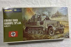 1/72 WWII German 8 Ton Half-Track Quadruple 20mm AA Hasegawa