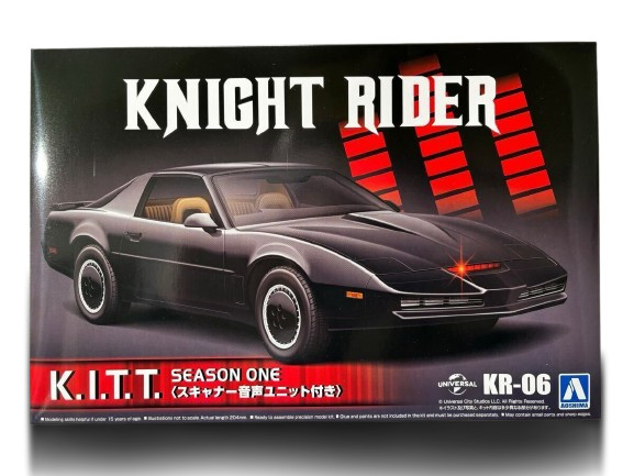 Aoshima KR-06 Knight Rider Knight 2000 K.I.T.T. Season One 1/24 Scale Model Kit