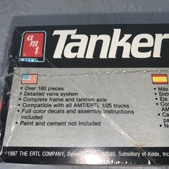 Amt Ertl Amoco Semi Tanker Trailer 1:25 Scale Model Kit 6698 Vintage 1987 Sealed