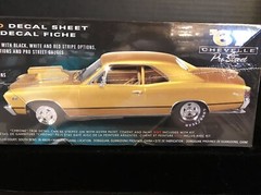 AMT 876M/12 ‘67 CHEVELLE PRO STREET MODEL KIT-NIB-1/25 SCALE