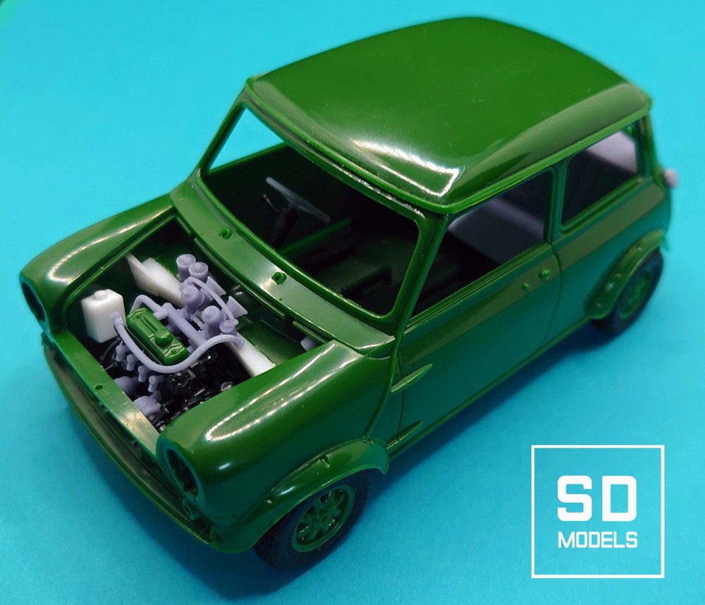 SD Models 1:24 Scale Detail-Up Set Mini Cooper Racing 3D printed for Tamiya kits