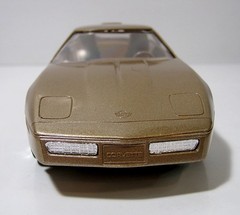 Vintage Ertl AMT 1986 Gold Chevrolet Corvette Dealership Promo
