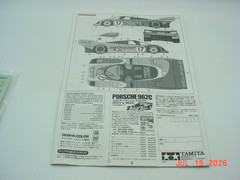 Tamiya Porsche 962C Shell 1/24 Model Kit UPRM