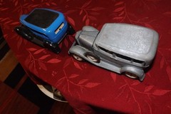 HUBLEY FORD 4 DOOR SEDAN 2 METAL MODEL KITS HOT ROD PARTS REPAIR 1:20 JUNKYARD