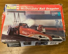 Revell McDonald’s Rail Dragster Larry Minor Racing 1994 Car Model Kit BRAND NEW