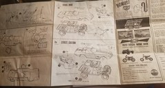 1973 Chevy Corvette Car – Original Model Products General Mills Instruction