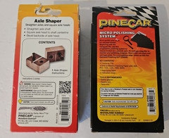 Pinecar Pinewood Derby Car Axle Sharpener & Micro-Polishing System – NOS!