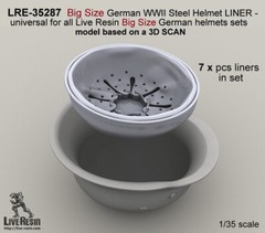 Live Resin 35287 1/35 WWII German Steel Helmet Liner (2)