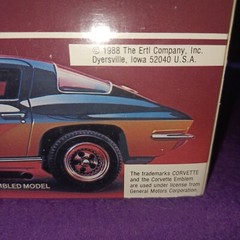 MPC/ERTL NIGHT STALKER CORVETTE STING RAY MODELING KIT #6361 NEW/ OPEN BOX