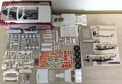 L@@K! *RARE ORIGINAL VINTAGE AMT 1962 THUNDERBIRD CV KIT **COMPLETE *SUPER NICE!