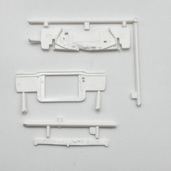 Revell 1/25 67 Dodge Charger 426 Hemi 85-7669 Parts Firewall Radiator Support