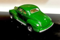 🏁 Built Model Kit Vintage AMT 41′ Green Plymouth Stock Custom 1/25 🏁