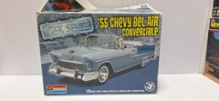 Monogram Model Kit ’55 Chevy Bel-Air Convertible 1:25 Scale Open box car