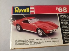 Vintage REVELL ’68 CORVETTE L-88 NEW OLD STOCK FACTORY SEALED MINTY 1988