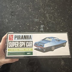 Piranha Super Spy Car – AMT Model Kit 1/25 Sealed Box