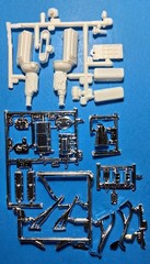 CHEVY 427 SUPERCHARGED ENGINE PARTS 37 CHEVY CONV – AMT T161 – MODEL CAR KIT LOT