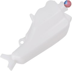 Mallofusa Motorcycle Radiator Water Coolant Reservoir Overflow Tank Replacement