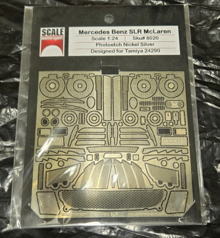 VINTAGE NOS SCALE MOTORSPORTS #8020 1/24 MERCEDES BENZ SLR MCLAREN PHOTO ETCH
