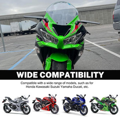 Motorcycle Mirrors Rearview Stealth Mirrors for 2025 Ninja 500 400 650 300 ZX6R