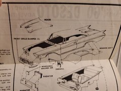 Vintage Jo-Han USA Oldies ’60 Desoto Hardtop Adventurer C-4460 Instructions Only
