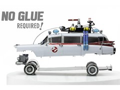 ECTO-1 WHITE “GHOSTBUSTERS” (1984) STEEL MODEL KIT BY METAL EARTH ICX230